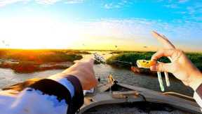 LURE FISHING in a FEEDING FRENZY in CROC Country!