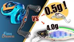 inSaNe BFS Lure Fishing Challenge: 0.5-gram Crankbaits & 4-gram Jerkbaits using a BAITCASTER