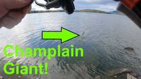 Catching A Fall Giant On Lake Champlain! [Primordial Fishing Episode 100]