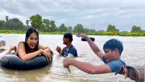 Catch Clean & Cook Fish By Fishing Net In The High Water Season