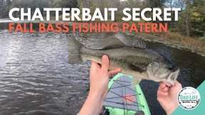 Chatterbait Secret - Fall Lilly Pads Technique - Robinson Lake Indiana