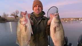 Fishing the Deepest Part of the Lake - Winter Deadstick Fishing