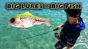 Using big Swim & Glide Bait lures for BIG FISH