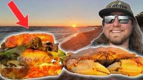Delicious Dungeness Crab Catch & Cook (THE CRABBY PATTY)
