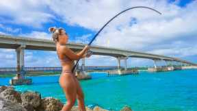 She Caught the Fish We All Wanted. Then Cooked it For Me!