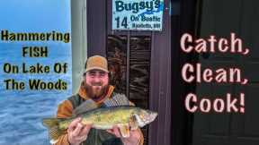 Slamming Fish on Lake of the Woods!  | Bugsy's on Bostic Resort