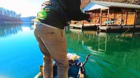 COLD CLEAR WATER!! Fishing in Winter