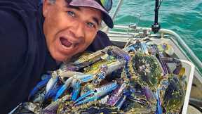 Tons of Work for Tons of Crab! Blue Crab Fishing for an Epic Catch n Cook Dinner