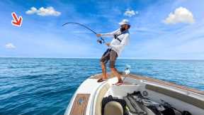 Fishing In 100’ And Caught THIS Creepy Fish! *Catch, Clean, Cook*