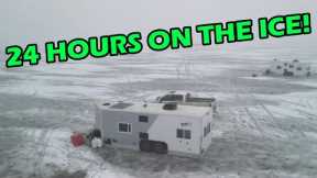 Overnight Ice Fishing in STYLE! | Lake Winnipeg