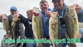 Lake Guntersville Bass Fishing April, 2024 (Surprise Catch)