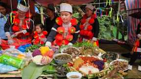 Participate Festival Of Cooking Sticky Rice, Catching Fish & Catching Ducks