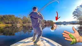Fishing a New HIDDEN Lake!! (Topwater Explosions)