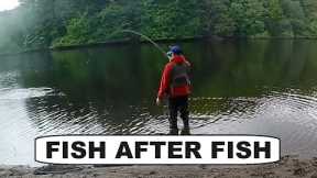 240. Record Hook Up on 2 Trout Flies - Fly Fishing UK
