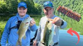 Bass Fishing Norris Lake Mid May 2024 (Baylors Bridge Public Dock)