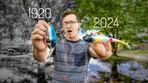 Fishing with 100 Years of Fishing Lures!