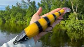 Fishing GIANT LURES Pays Off With Multiple MUSKY
