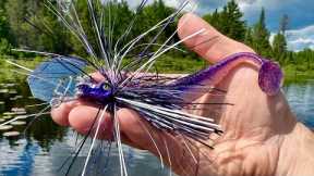 Tiny Lake Musky Fishing!! I Finally Caught a MUSKIE!!