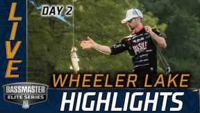 Highlights: Day 2 Bassmaster action at Wheeler Lake