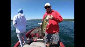 Bass fishing Keuka Lake NY 2023