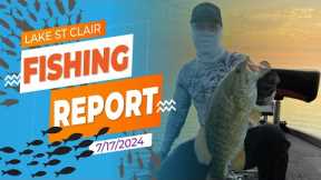 The Lake St. Clair Fishing Report 7/17/2024