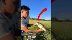 FIRST TIME FISHING AT A LAKE! 😨😯 #shorts