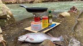 Creek Side TROUT CATCH and COOK