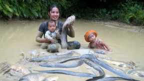 How to catch fish and trap fish to sell at the market - preserve fish all year round