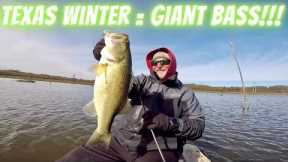 Bass Fishing in Texas at Lake Monticello in a Tiny Boat catching Giant Bass!!!