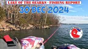Lake of the Ozarks Bass Fishing - 30 Dec 2024 | Fishing report