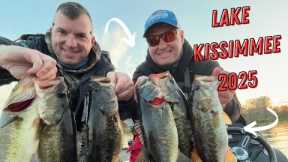 Lake Kissimmee Pre-Spawn Bass Fishing 2025 (SHINER FISHING)