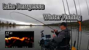 Lake Berryessa winter fishing, back on the home lake.