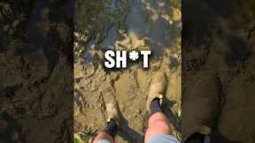 Fishing in a MUDDY SWAMP! 😳🎣