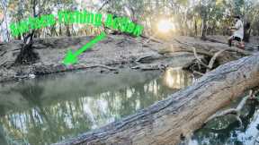 Topwater Surface Fishing Action - Chasing Murray Cod