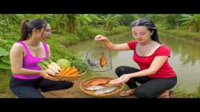 Farm Life Sisters: Harvesting, Fishing & Cooking Traditional Daily Rural Delights