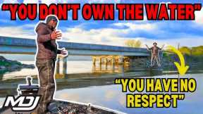 ANGRY FISHERMAN Thinks He OWNS The Water (Redcrest Practice - Lake Guntersville)