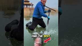 Fishing in the Frozen Lake 😳