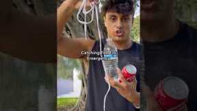 Catching Fish with Shoelace and Soda Can