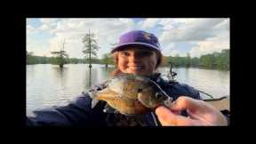 God's Country Hunting & Fishing bream on LOUISIANA Lake.