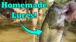 Fishing With ONLY My Homemade Lures!