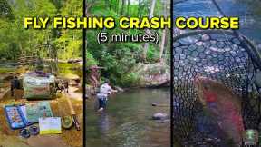How to Fly Fish in 5 Minutes | Fly Fishing for Beginners (Gear, Casting, & Landing Trout)