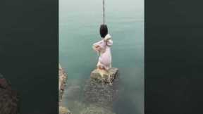 fishing crab with chicken