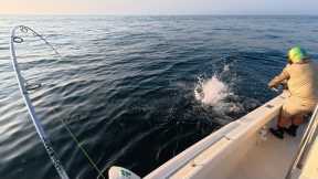 Jigging Tuna the Easy Way... RonZ Kept Getting Hit!!