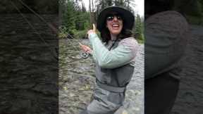 When Fly Casting Goes Wrong 😂 | Beginner Mistake  #fishing #flyfisherman #troutfishing
