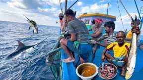 Amazing🤩 Our Second Day We Stay In The Deep Sea And Caught Lot Of Tuna Fishes | Day-02 | S06-EP02