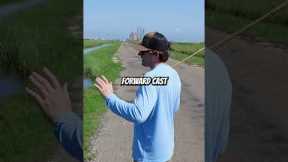 How to cast a fly rod in 2 steps... #flyfishing