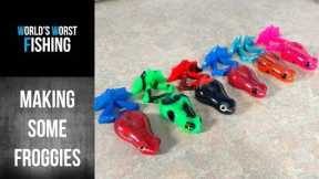 Making Poison Dart Frog Lures With The Marling Baits Frog Mold!!