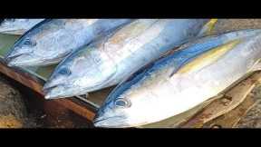 The Story of Fresh Tuna: From Fisherman to Market, cut by experts, ends up on the Dinner Table.