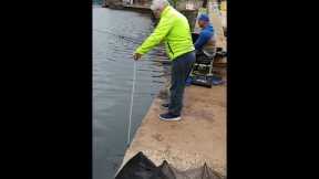 Trying out Underwater Camera - Magnet Fishing