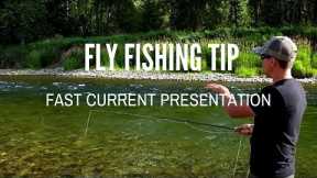 Fly Fishing Tip - Presentation in Fast Current Seams